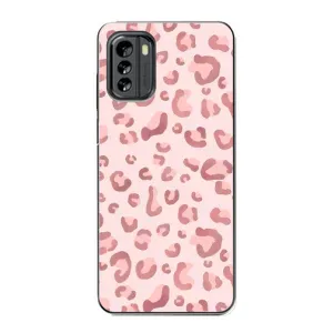 Чохол з розовим принтом для Nokia G60 (Рожевий леопард)