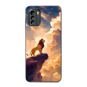 Чохол з принтом «Сімба на скелі» для Nokia G60