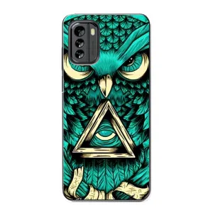 Чехол с птицами на Nokia G60 (VPrint) (Сова с глазом)