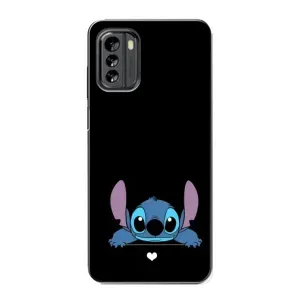 Чехол с принтом «Стич на черном» для Nokia G60