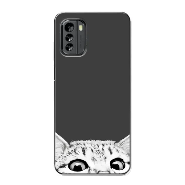 Чехол с принтом «Выглядывает кот» для Nokia G60