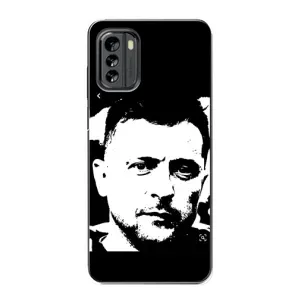 Чехол для Nokia G60 (AlphaPrint - с принтом Зеленского) (Зеленский АРТ)