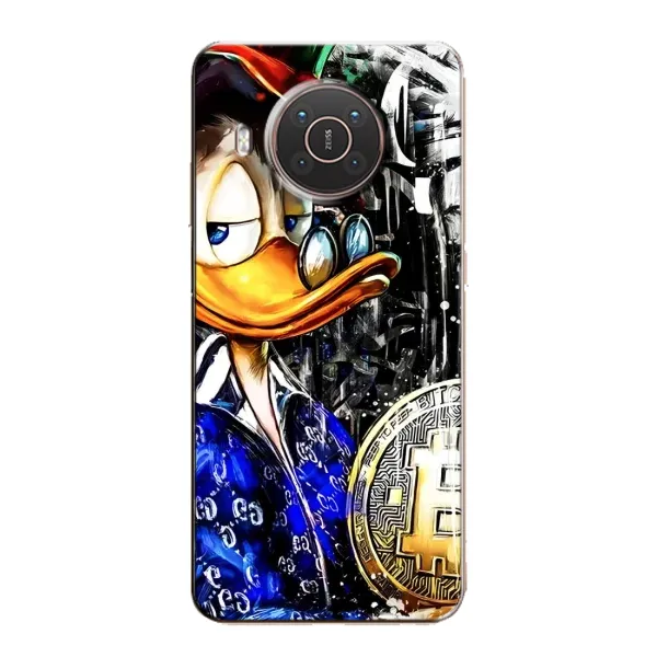 Чохол з принтом «Біткойн Скрудж» для Nokia X10