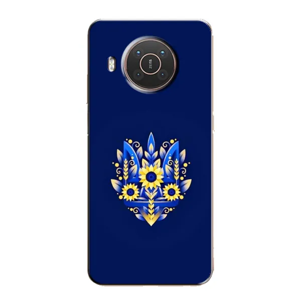 Чохол з принтом «Квітковий Герб» для Nokia X10