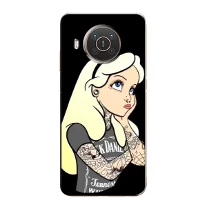Чохол з друком для Nokia X10 - (Мода) (AlphaPrint) (Дівчина в тату)