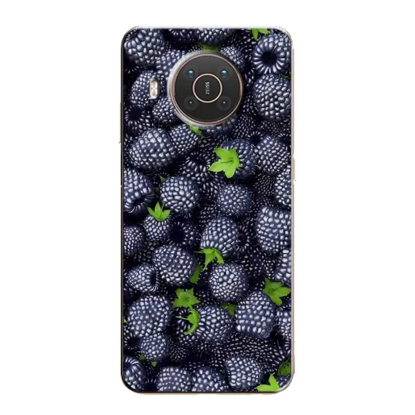Чехол с принтом «Ежевика» для Nokia X10