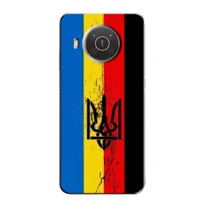 Украинские Чехлы для Nokia X10 с картинкой УПА (AlphaPrint) (Прапор УПА)