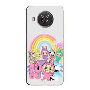 Чехол с Лабубу на Nokia X10 (Фон Лабубу)