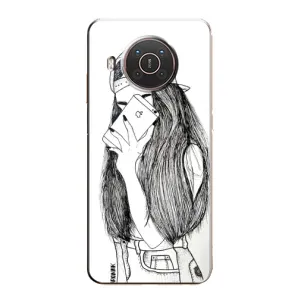 Чохол з друком для Nokia X10 - (Мода) (AlphaPrint) (Фото дівчини)