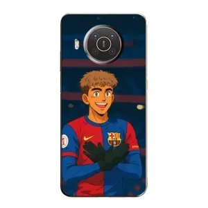 Чехол с футболистом Ламин Ямаль Nokia X10 (Футболист Ямаль)
