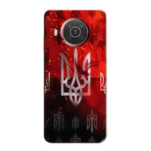 Украинские Чехлы для Nokia X10 с картинкой УПА (AlphaPrint) (ГЕРБ УПА)