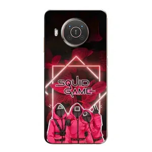 Чохол Гра в кальмара для Nokia X10 (Охоронці Гра кальмара)