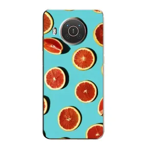 Чохли з фруктами для Nokia X10 (VPrint) (Грейпфрут)