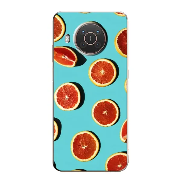 Чехол с принтом «Грейпфрут» для Nokia X10