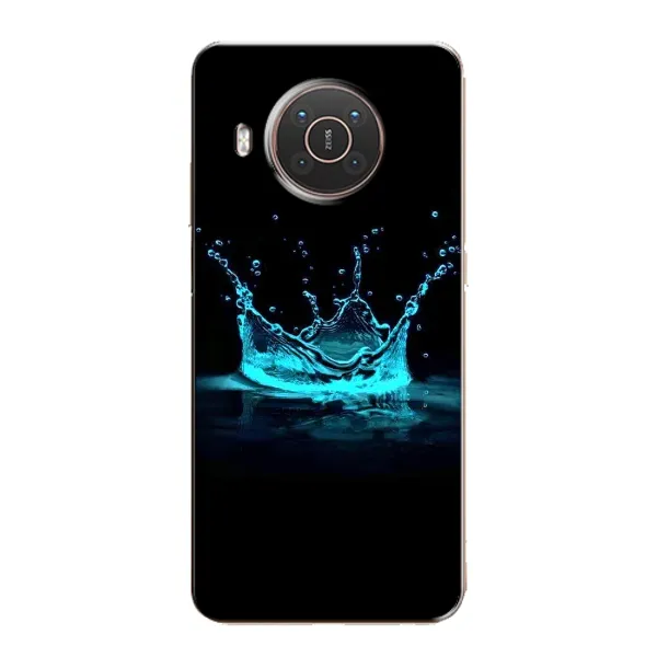 Чехол с принтом «Капля короны» для Nokia X10