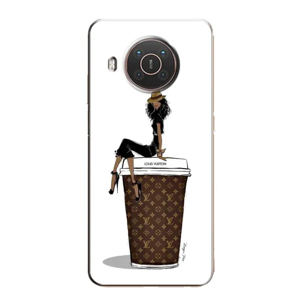 Чехол с принтом «кофе LOUIS VUITTON» для Nokia X10