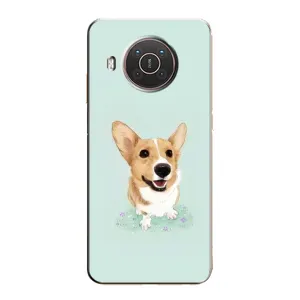 Чохли з собаками для Nokia X10 (VPrint) (Коргі)