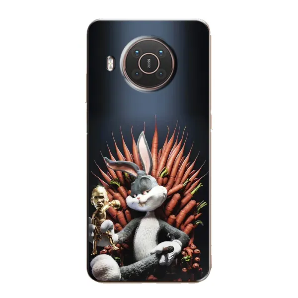 Чехол с принтом «Король Кролик» для Nokia X10