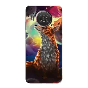 Чохли з картинкою Лисичка для Nokia X10 (VPrint) (Лисичка в космосі)