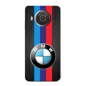 Чохол для Нокія Х10 - з принтом БМВ (AlphaPrint) (Лого BMW)