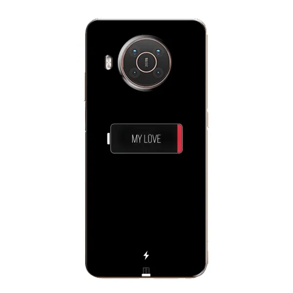 Чохол з принтом «Love battery» для Nokia X10