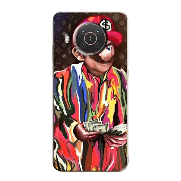 Чехол с принтом «Mario LV» для Nokia X10