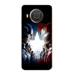 Чохли з героями Марвел Nokia X10 (VPrint) (Марвел стайл)