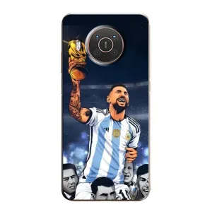 Чохли для Nokia X10 (Leo чемпіон) (AlphaPrint) (Мессі з кубком)
