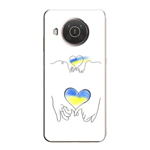 Чохол для Патріота України Nokia X10 - (AlphaPrint) (Мир Україні)