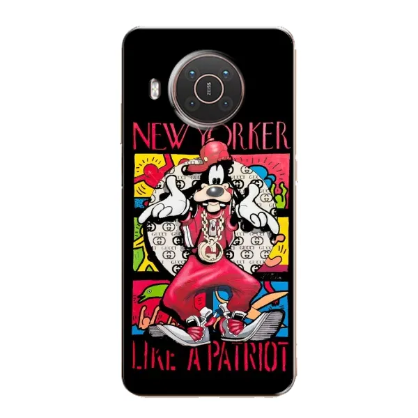 Чехол с принтом «Мультяшный Волк» для Nokia X10