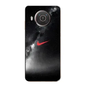 Чохол для Nokia X10 - з принтом Найк (AlphaPrint) (Найк червоний)