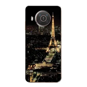 Чохол Ейфелева Вежа Nokia X10 - (AlphaPrint) (Нічний Париж)
