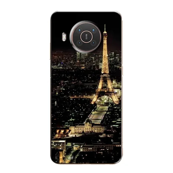 Чехол с принтом «Ночной Париж» для Nokia X10