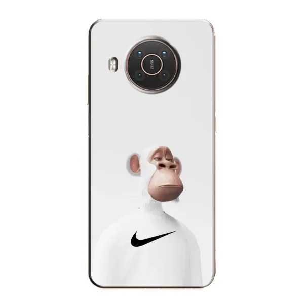 Чехол с принтом «обезьяна NFT Nike» для Nokia X10