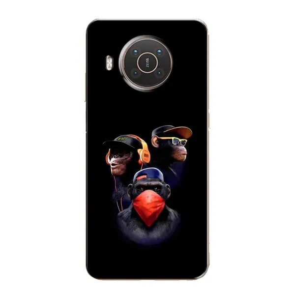 Чехол с принтом «Три обезьяны» для Nokia X10