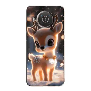 Чехол с принтом «Олененок» для Nokia X10