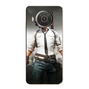Чеjхол PUBG для Нокія Х10 (AlphaPrint) (Пабг мен)