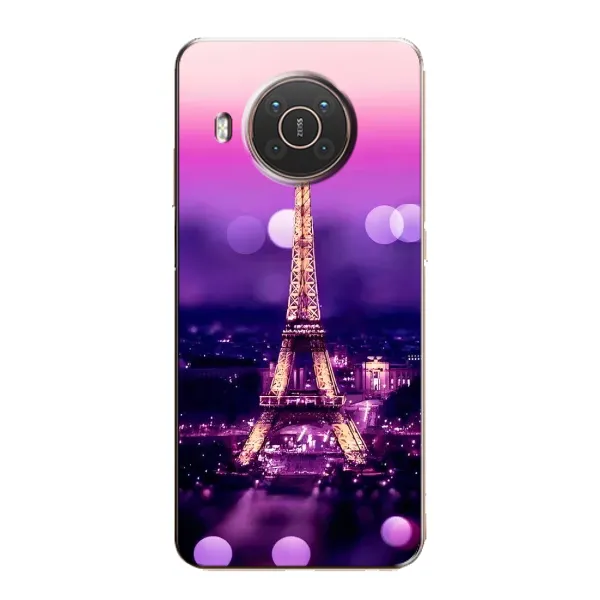 Чехол с принтом «Париж Башня» для Nokia X10
