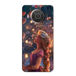 Чохол з принтом «Рапунцель ліхтарики» для Nokia X10