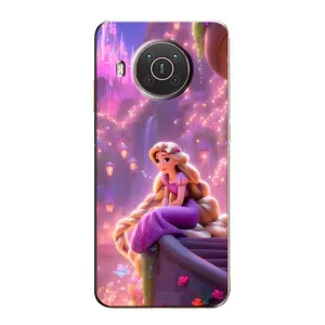 Чохол з принтом «Рапунцель у замку» для Nokia X10