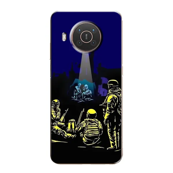 Чохол з принтом «Різдво в Україні» для Nokia X10 Чохол з принтом «Різдво в Україні» для Nokia X10