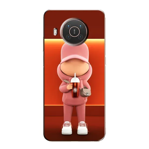 Чехол с принтом «С Кофе» для Nokia X10