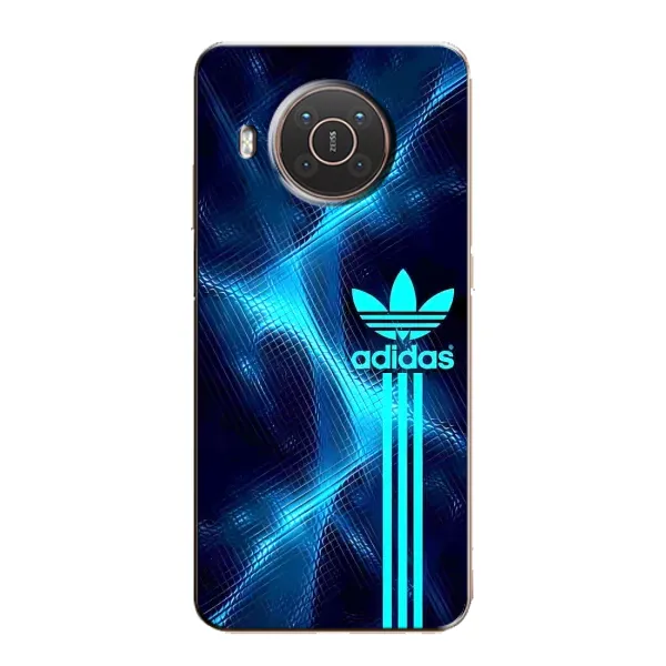 Чохол з принтом «Синій Адідас» для Nokia X10
