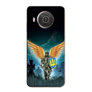 Чехлы с картинкой ЗСУ для Nokia X10 (AlphaPrint) (Солдат ЗСУ)