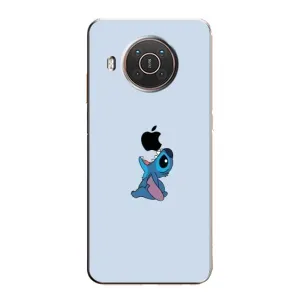 Чохол з принтом Стіч на Nokia X10 (Stitch apple)