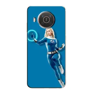 Чохол з принтом Фантастична четвірка для Nokia X10 (Сью Сторм політ)