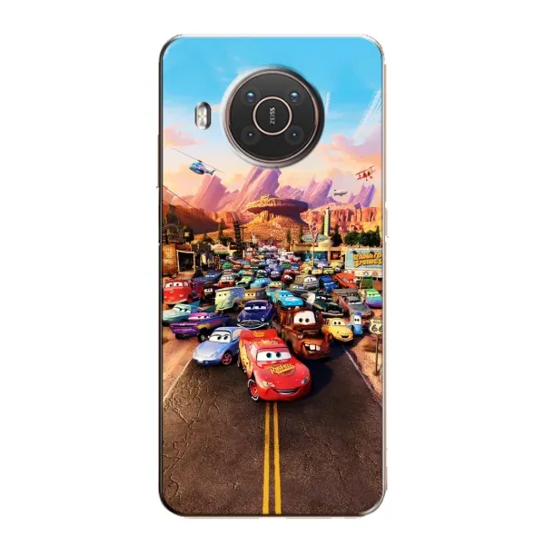 Чохол з принтом «Тачки на трасі» для Nokia X10