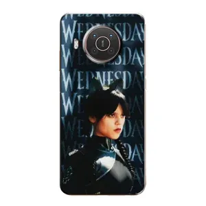 Чохли Венсдей на Nokia X10 Уенсдей (AlphaPrint) (Венздей кішка)