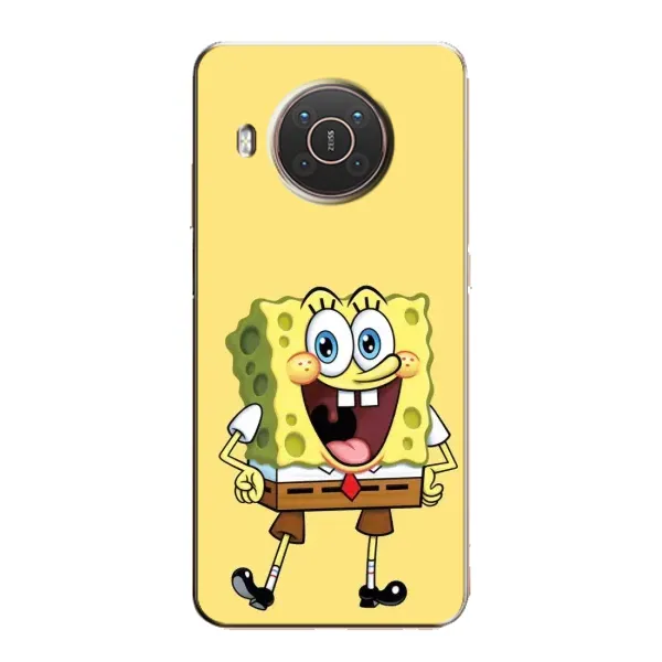 Чехол с принтом «Веселый Спанч Боб» для Nokia X10