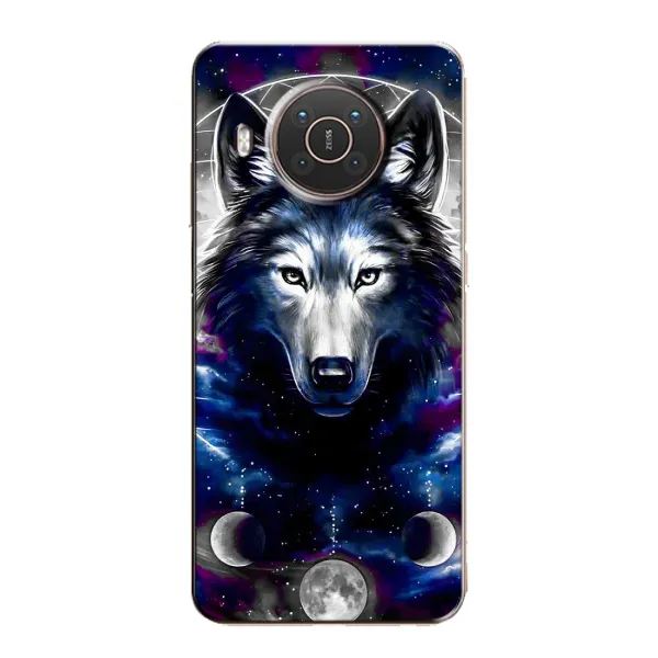 Чехол с принтом «Волк» для Nokia X10